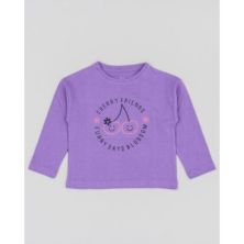 Camiseta niña manga larga lila Losan