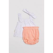 Conjunto 3 piezas bebé verano Ysabel Mora