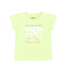 Camiseta manga corta niña pistacho Losan