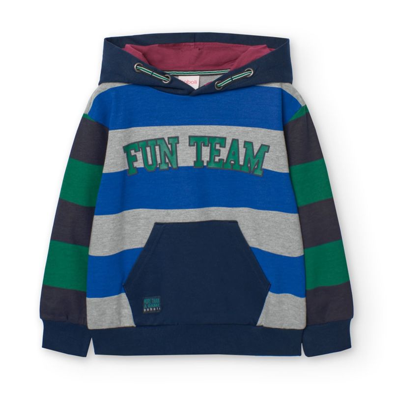 Sudadera felpa con capucha de niño -BCI