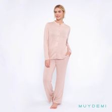 Pijama mujer invierno mujer rosa Muydemi