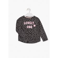 CAMISETA DE MANGA LARGA CON PRINT