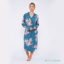 Bata invierno mujer Muydemi flores