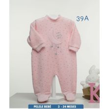 Pelele bebé Kinanit terciopelo