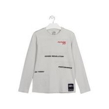 Camiseta de manga larga con print