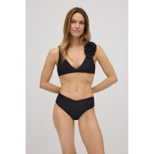 Bikini mujer triángulo Ysabel Mora Negro