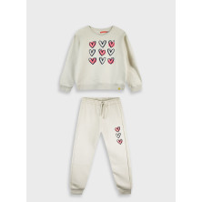 Chándal invierno niña crudo corazones Energiers