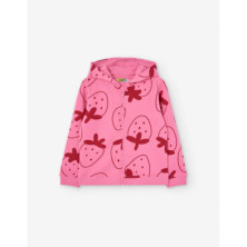 Sudadera con capucha rosa Losan