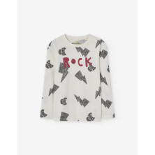 Camiseta niño manga larga cruda Losan