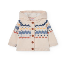 Chaqueta invierno bebé tricotosa Boboli