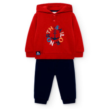 Chándal invierno niño rojo y marino Boboli
