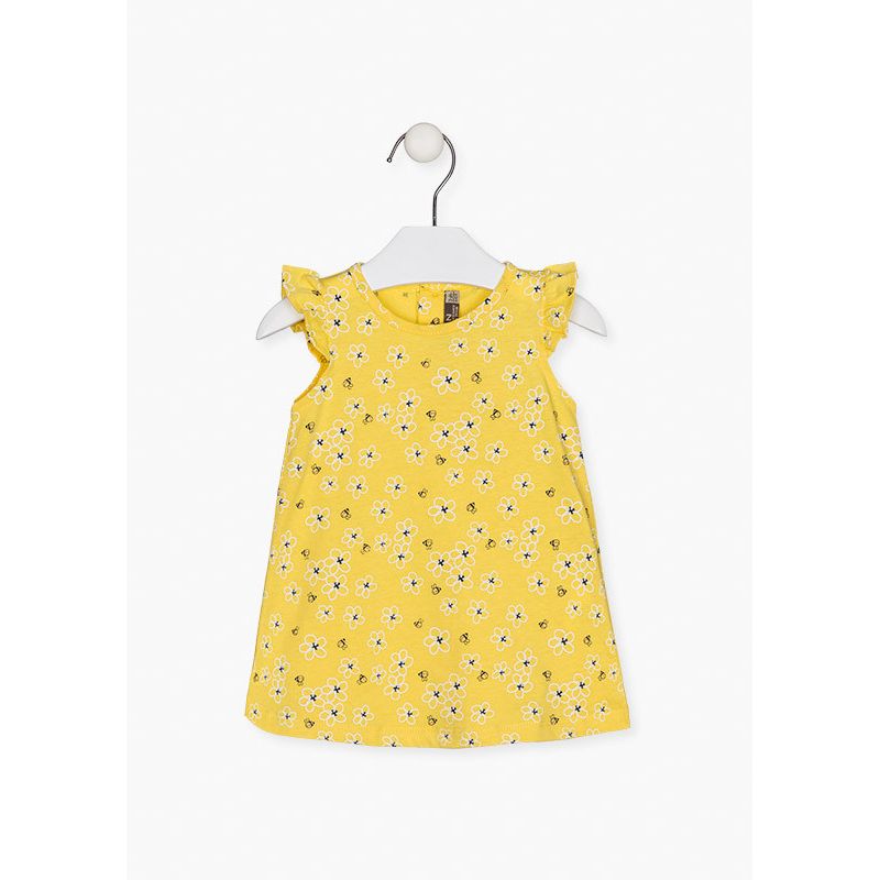 VESTIDO SIN MANGAS ESTAMPADAO