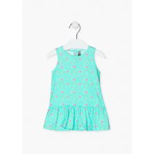 VESTIDO SIN MANGAS ESTAMPADO