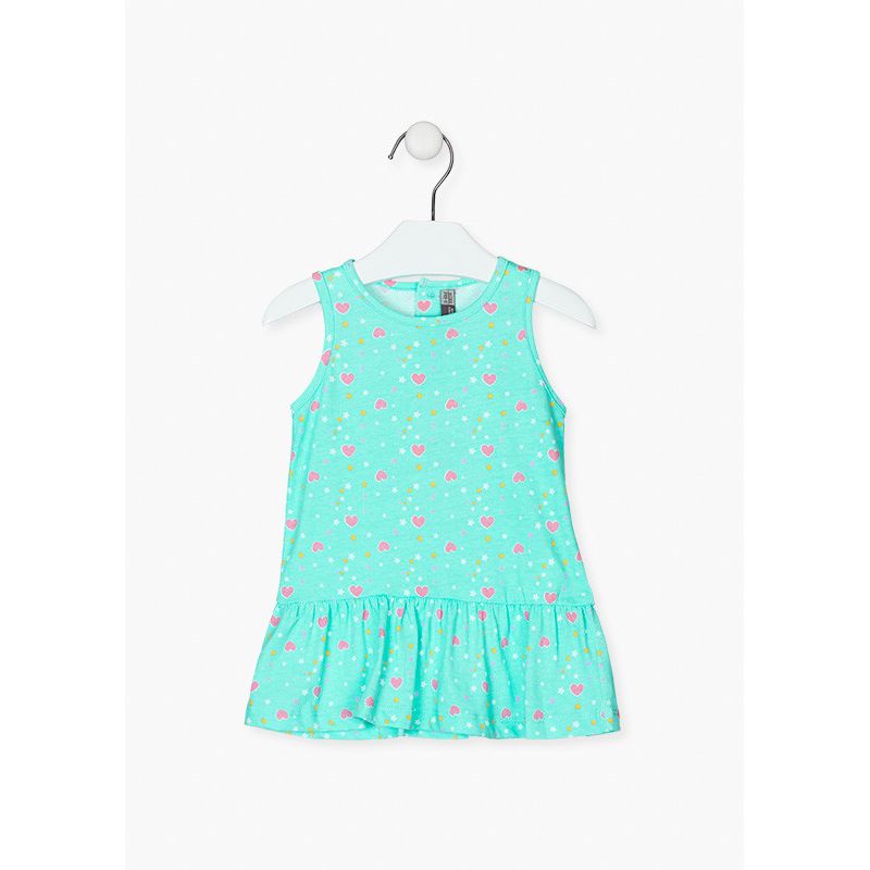 VESTIDO SIN MANGAS ESTAMPADO