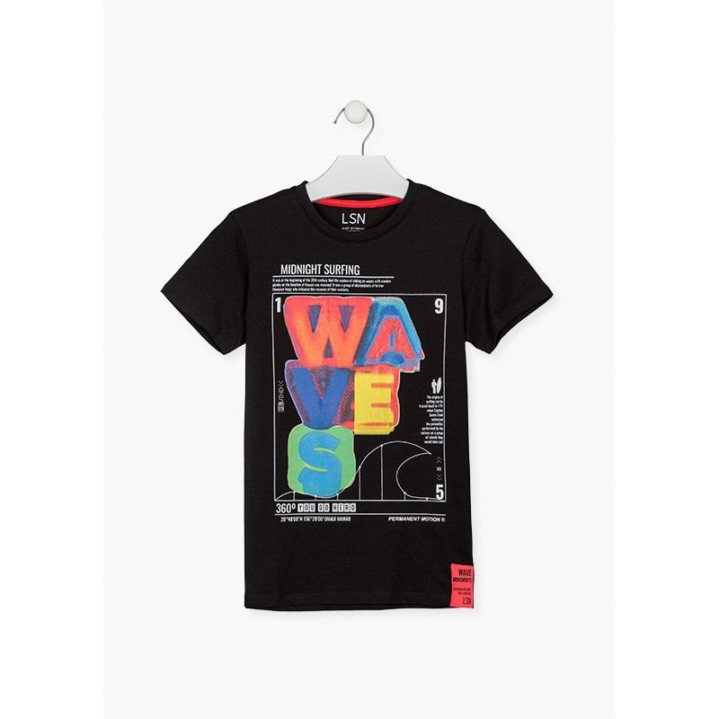CAMISETA MANGA CORTA CON PRINT