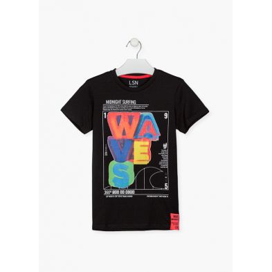 CAMISETA MANGA CORTA CON PRINT CAMISETA MANGA CORTA CON PRINT