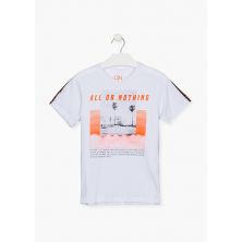 CAMISETA MANGA CORTA CON PRINT
