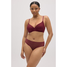 CONJUNTO SUJETADOR CAPACIDAD CON ARO CON RELLENO Y BRAGA MIDI