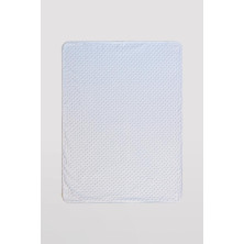 Manta bebé Ysabel Mora celeste