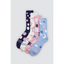 CALCETÍN MUJER FRANELA YSABEL MORA