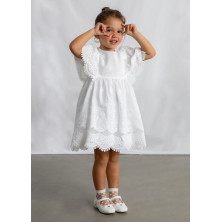 Vestido ceremonia bordados niña Mayoral