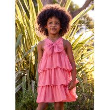 Vestido bambula volantes niña Mayoral