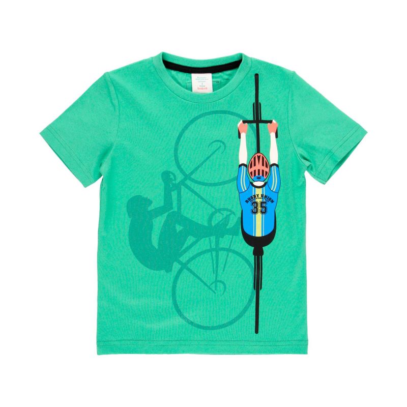 Camiseta punto "bicicleta" de niño billar