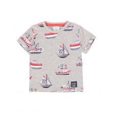 Camiseta punto "barcos" de bebé niño estampado barcos
