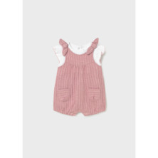 Conjunto de peto y camiseta recién nacida