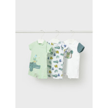 Set 3 peleles cortos recién nacido