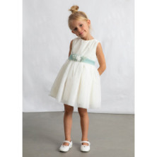 Vestido tul bordado Mayoral
