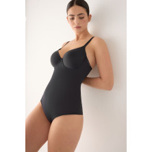 Body-bra de control Ysabel Mora Negro Paula Echevarría