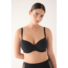 Sujetador mujer capacidad con aro Sol Ysabel Mora NegroPaula Echevarría