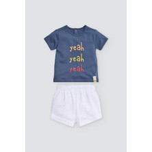 Conjunto bebé manga corta Ysabel Mora