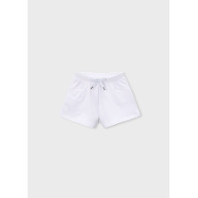 Short felpa básico blanco