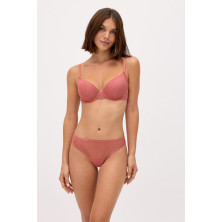 Conjunto Sujetador Con Aro Con Relleno Y Braga Mini