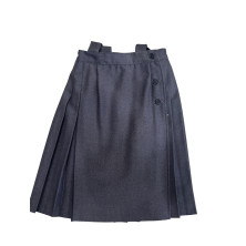 Falda colegial gris