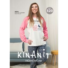 Pijama invierno mujer interlock Kinanit