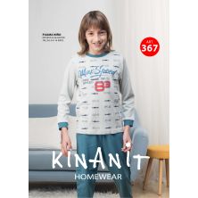 Pijama invierno niño interlock "max speed" Kinanit