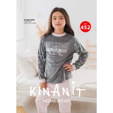 Pijama invierno niña tundosado Kinanit