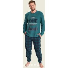 Pijama invierno hombre pirineo verde muydemi