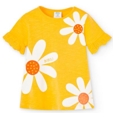 Vestido Punto "Flores" De Bebé Niña -Bci