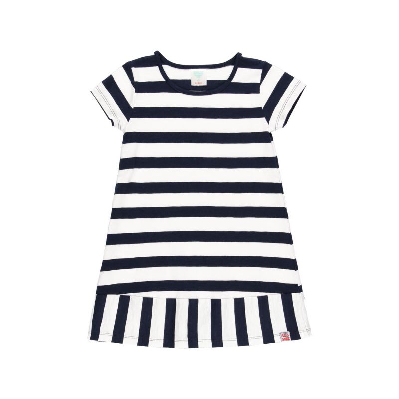 Vestido punto listado de nia