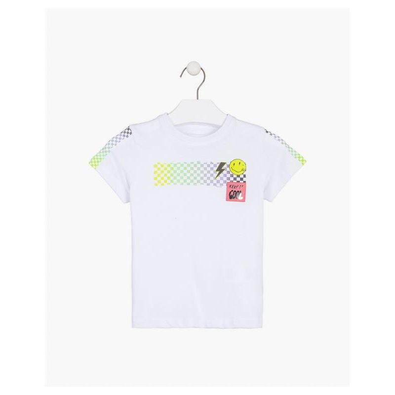 Camiseta De Infantil Niño De Manga Corta En Punto Liso Con Print