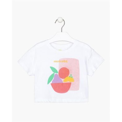 Camiseta De Infantil Niña De Manga Corta En Punto Liso Con Print