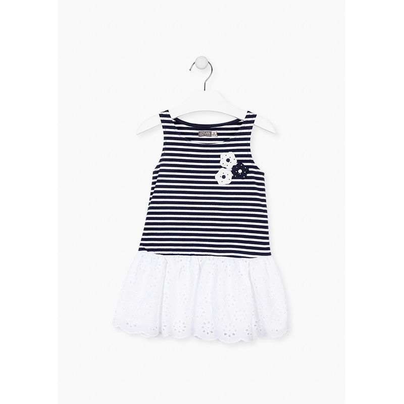 VESTIDO SIN MANGAS A RAYAS