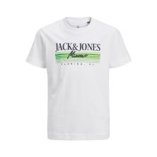 Camiseta blanca manga corta niño Jack & Jones