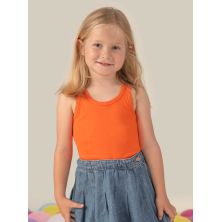 Camiseta niña nadadora algodón naranja JHK