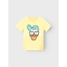 Camiseta manga corta verano niño Name It Donald amarilla